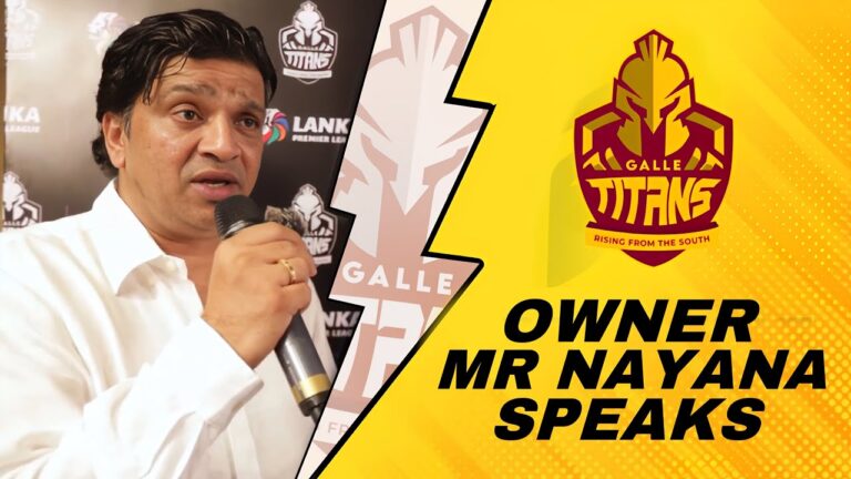 සජිත්ගේ GALLE TITANS හිමිකාර ඥාතියාගෙන් තවත් මගඩි වැඩක්