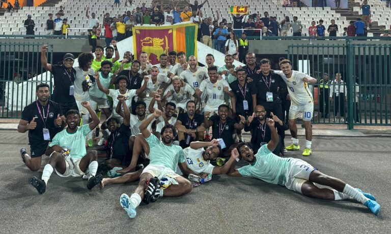 ශ්‍රී ලංකා පාපන්දුවෙන් කලකට පසු සුපිරි පිම්මක්