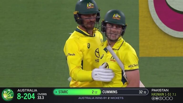 ඔස්ට්‍රේලියාවට කඩුලු 2ක තියුණු ජයක්