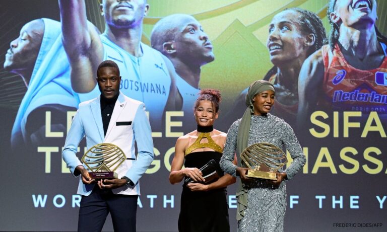 වසරේ මලල ක්‍රීඩකයා Letsile Tebogo – ක්‍රීඩිකාව Sifan Hassan