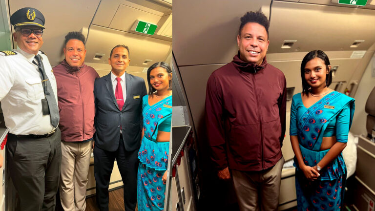 රොනාල්ඩෝ ශ්‍රී ලන්කන් ගුවන් යානයකට ගොඩවෙයි – VIDEO