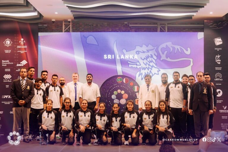 කැරම් ලෝක කුසලානයේදි ශ්‍රී ලංකාවට රිදී සහ ලෝකඩ පදක්කමක්